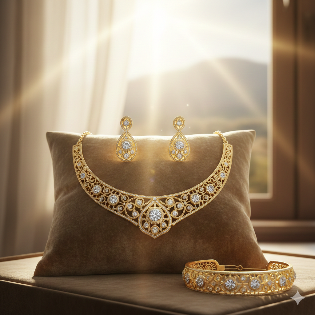 طاقم ذهب اماراتي